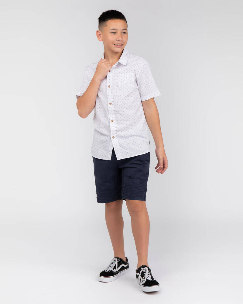 Lucid Boys' Atomic Short Sleeve Shirt for Mens