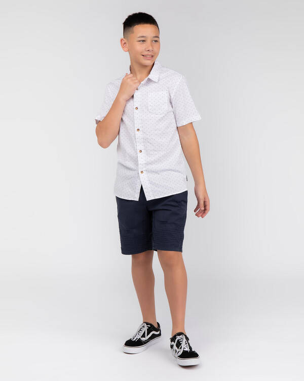 Lucid Boys' Atomic Short Sleeve Shirt for Mens