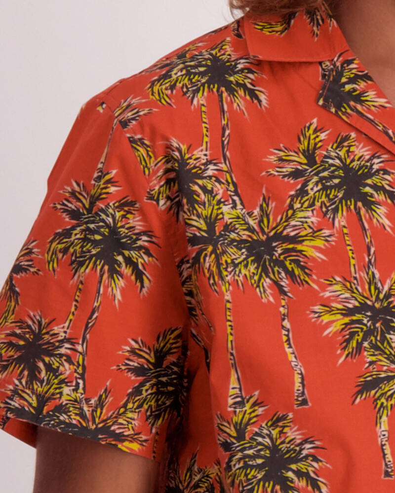 Banks Journal Palmbeach Sleeve Short Shirt for Mens