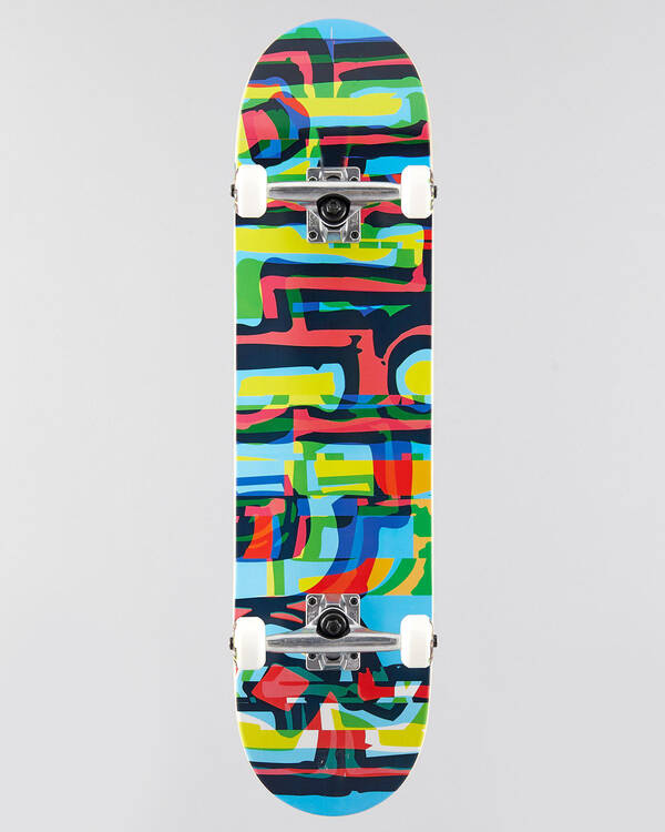 Blind Logo Glitch Complete Skateboard for Unisex