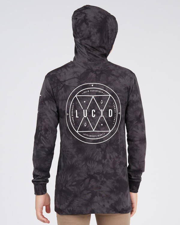 Lucid Boys Chaos Hooded Long Sleeve T-Shirt for Mens
