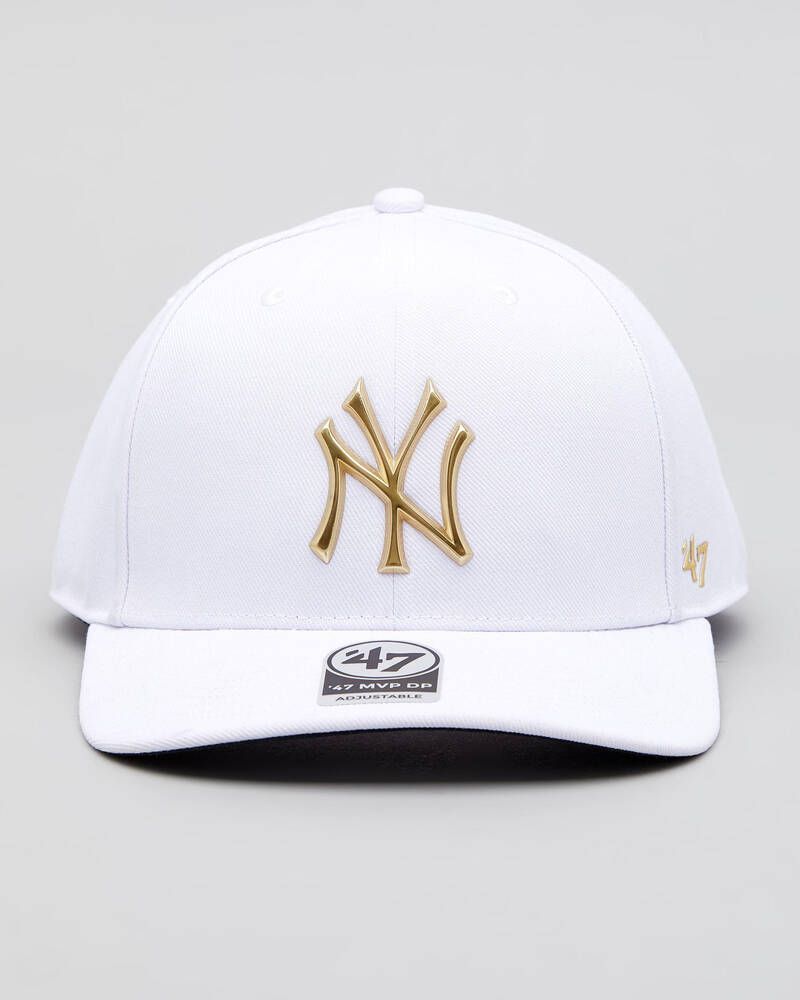 Forty Seven New York Yankees Caster Chrome Snapback Cap for Mens