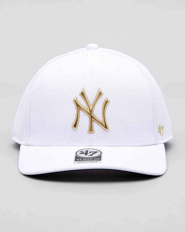 Forty Seven New York Yankees Caster Chrome Snapback Cap for Mens