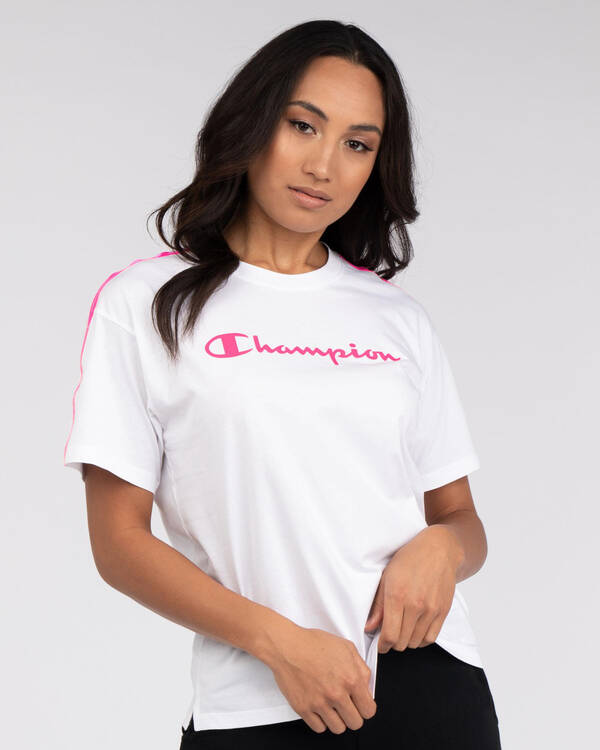 Champion Tape T-Shirt for Womens