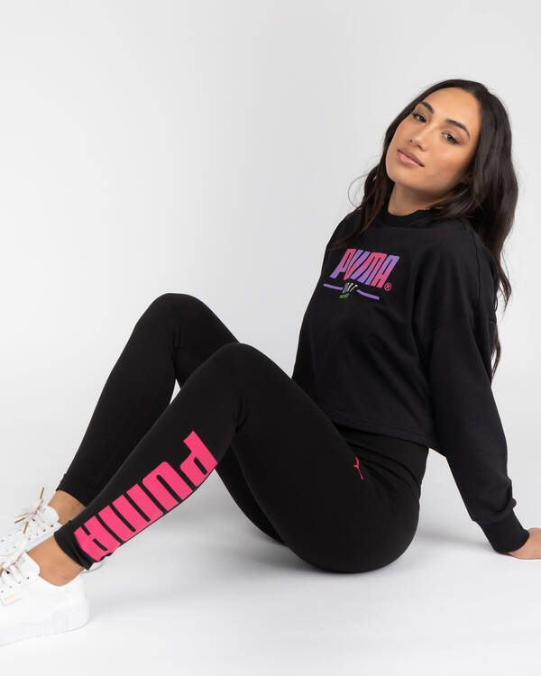 Puma Athletic Logo Leggings for Womens