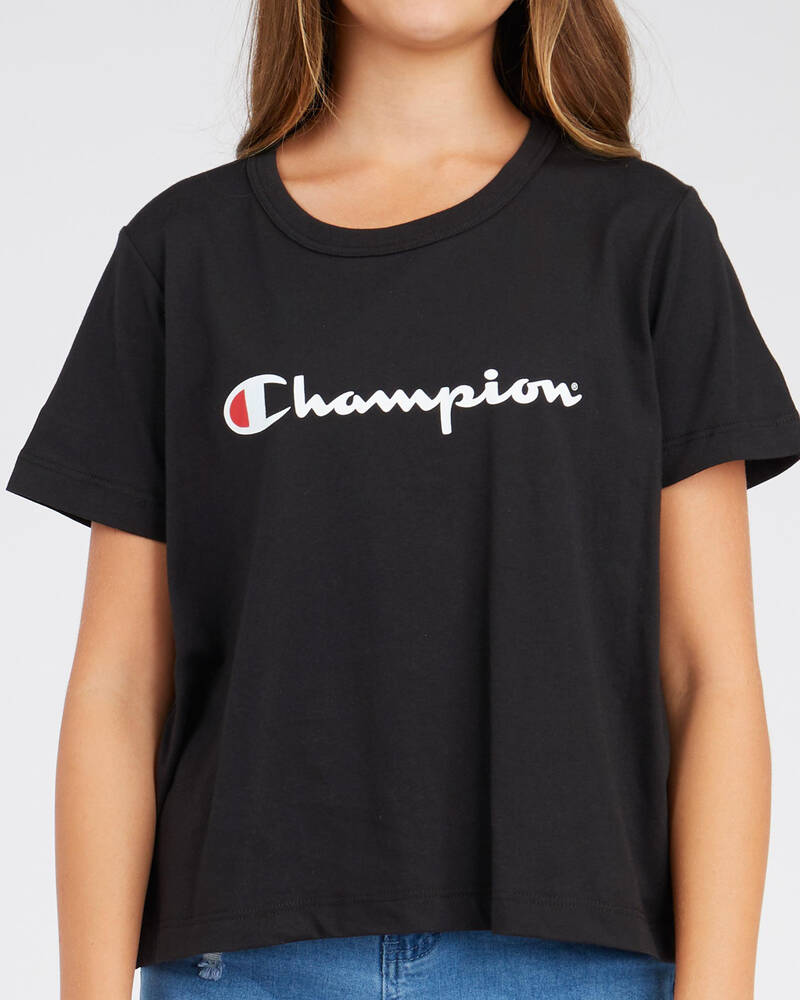 Champion Girls' Logo T-Shirt for Womens