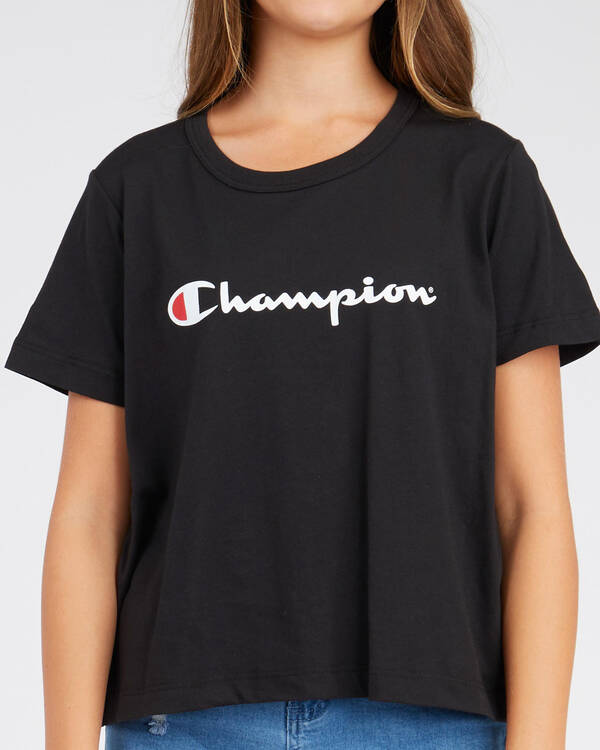 Champion Girls' Logo T-Shirt for Womens
