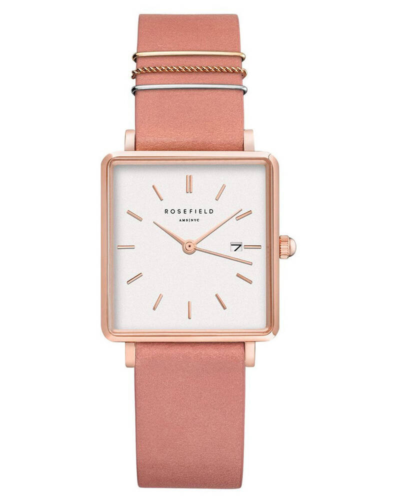 Rosefield The Boxy Leather Watch for Womens