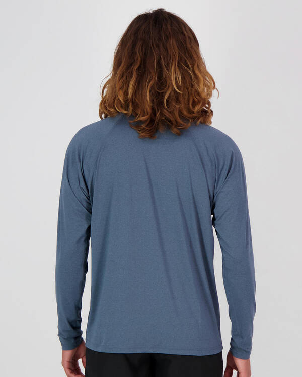 Rip Curl Shockwave Relaxed Long Sleeve Rash Vest for Mens