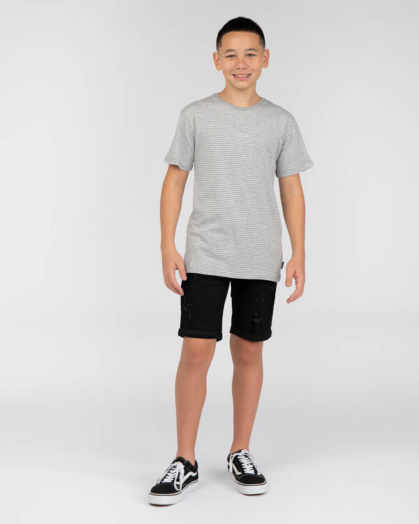 Lucid Boys' Backfire Denim Shorts for Mens