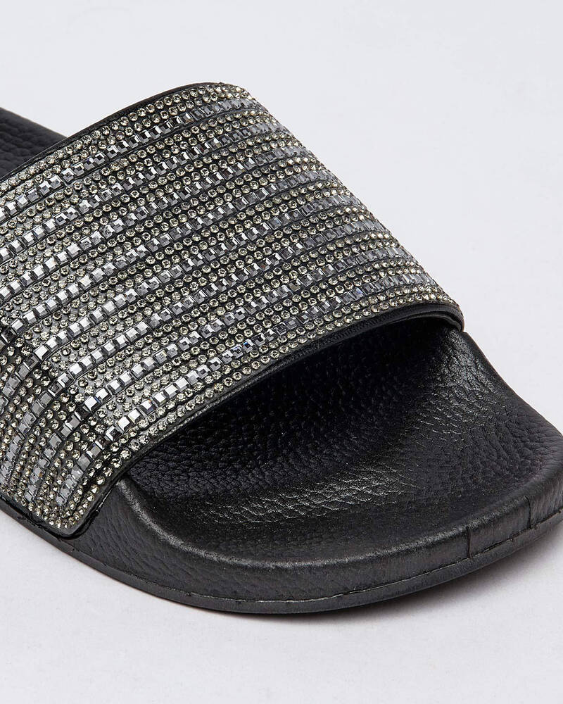 Ava And Ever Dazzle Slide Sandals for Womens
