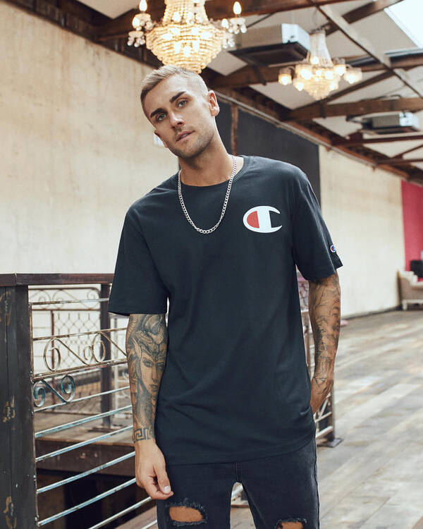 Champion C Logo T-Shirt for Mens