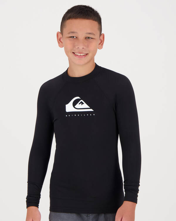 Quiksilver Boys' Heater Long Sleeve Wet Suit Top for Mens