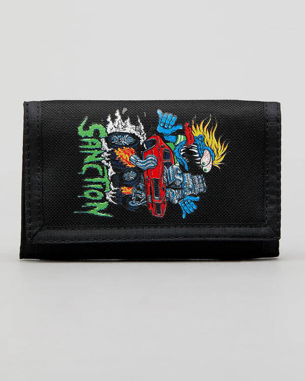 Sanction Burnout Hook and Loop Wallet for Mens