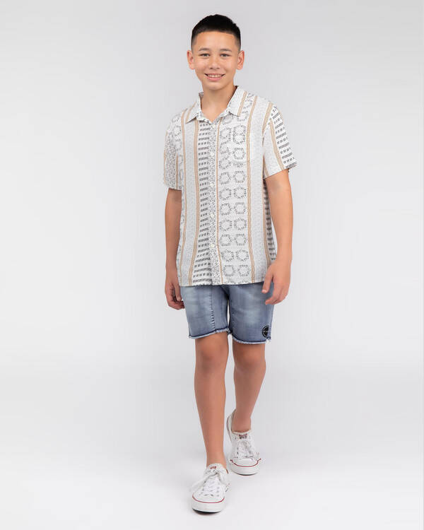 Skylark Boy's Jungle Fever Short Sleeve Shirt for Mens