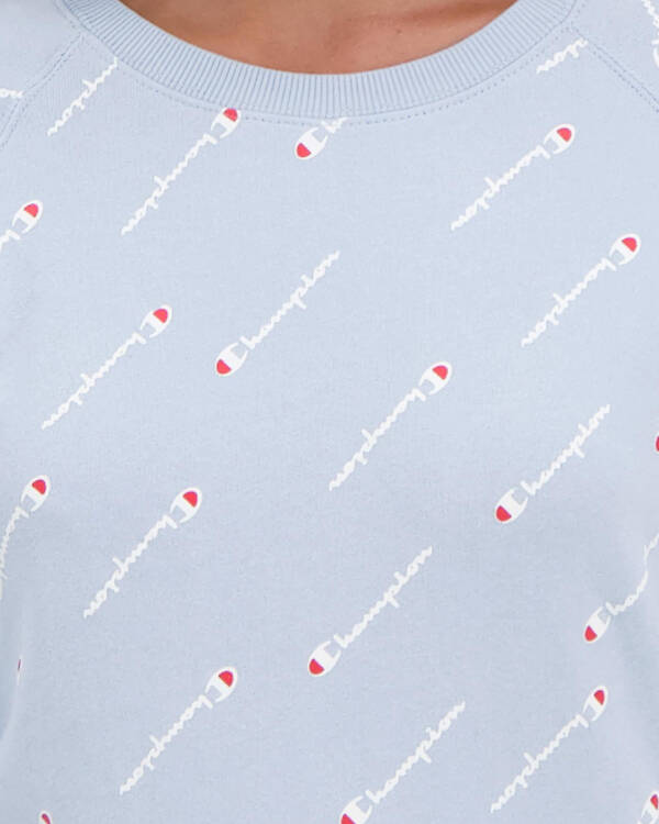 Champion French Terry Allover Sweatshirt for Womens