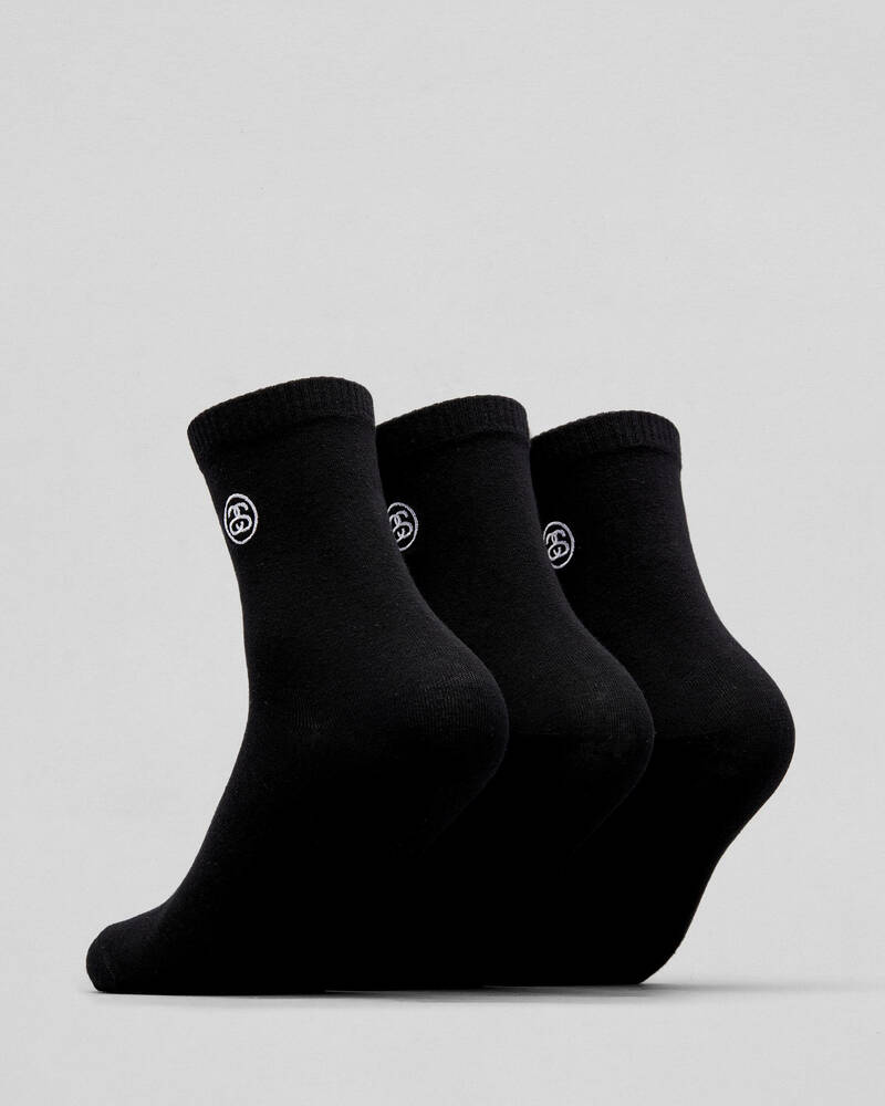 Stussy Womens Graffiti Crew Sock Pack for Womens