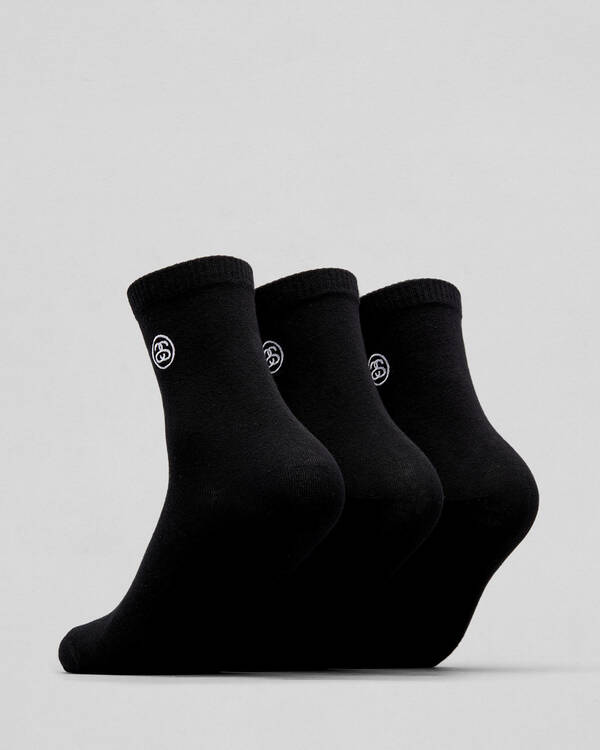 Stussy Womens Graffiti Crew Sock Pack for Womens