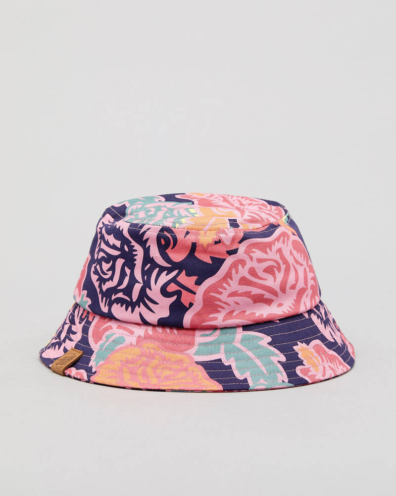 Santa Cruz Vintage Rose Bucket Hat for Womens