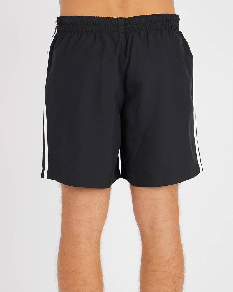 Adidas 3 Stripe Swim Shorts for Mens
