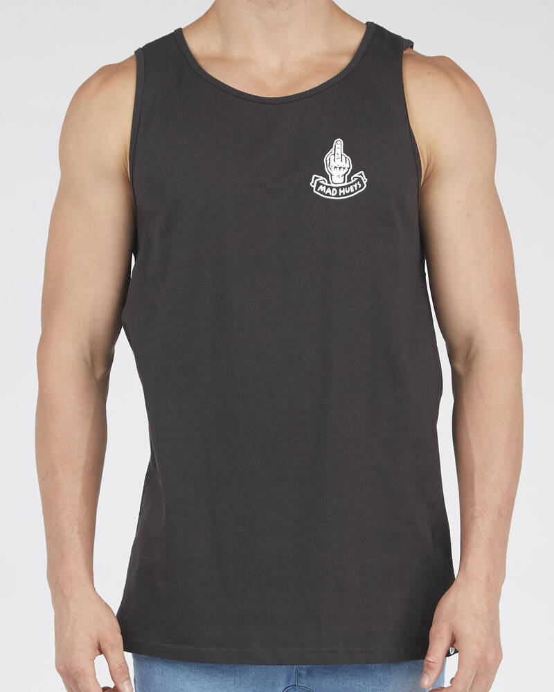 The Mad Hueys Finger'd Singlet for Mens