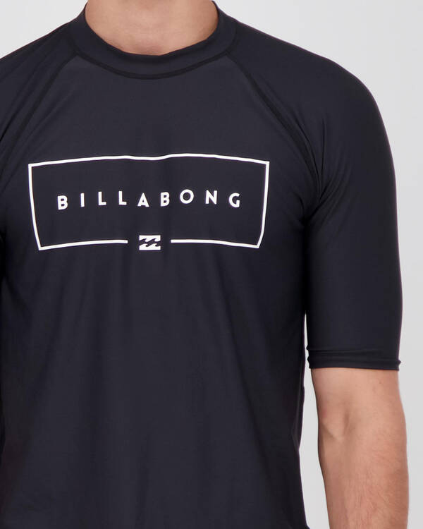 Billabong Union Short Sleeve Rash Vest for Mens