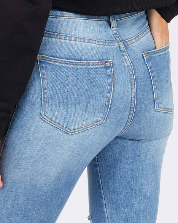 Ziggy Denim Swizzle Sticks High Rise Skinny Jeans for Womens
