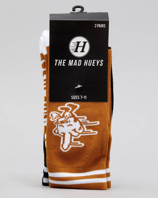 The Mad Hueys Triple Fkr Socks 2 Pack for Mens