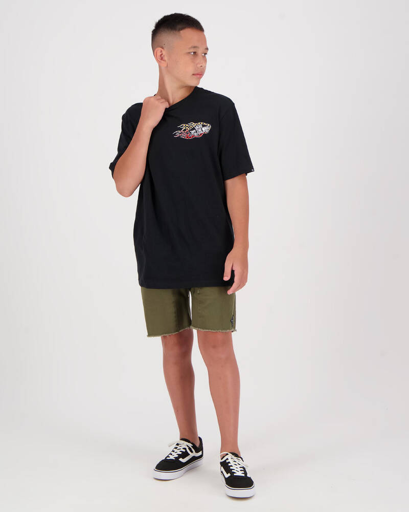 Vans Boys' Burnout T-Shirt for Mens