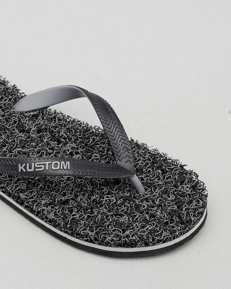 Kustom Noodle Wide Marle Thongs for Mens