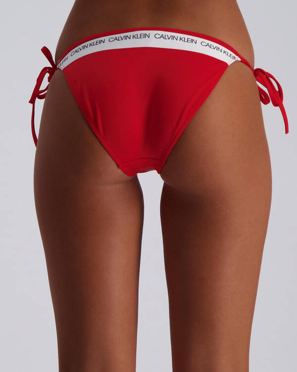 Calvin Klein String Side Tie Bikini Bottom for Womens