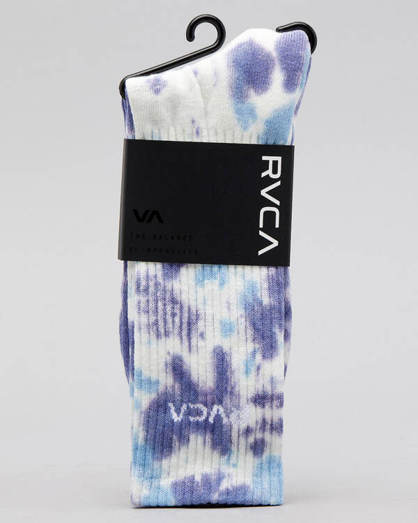 RVCA Tie Dye Crew Socks for Mens