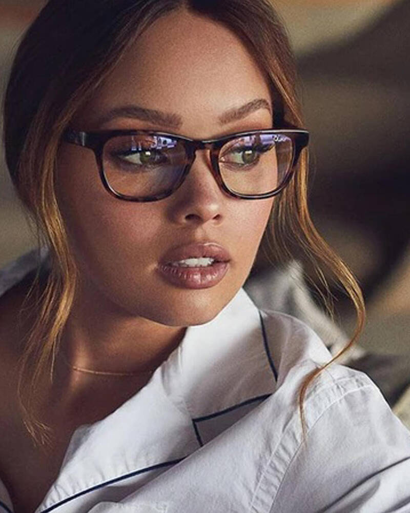 Quay Australia Hardwire Mini Blue Light Glasses for Unisex