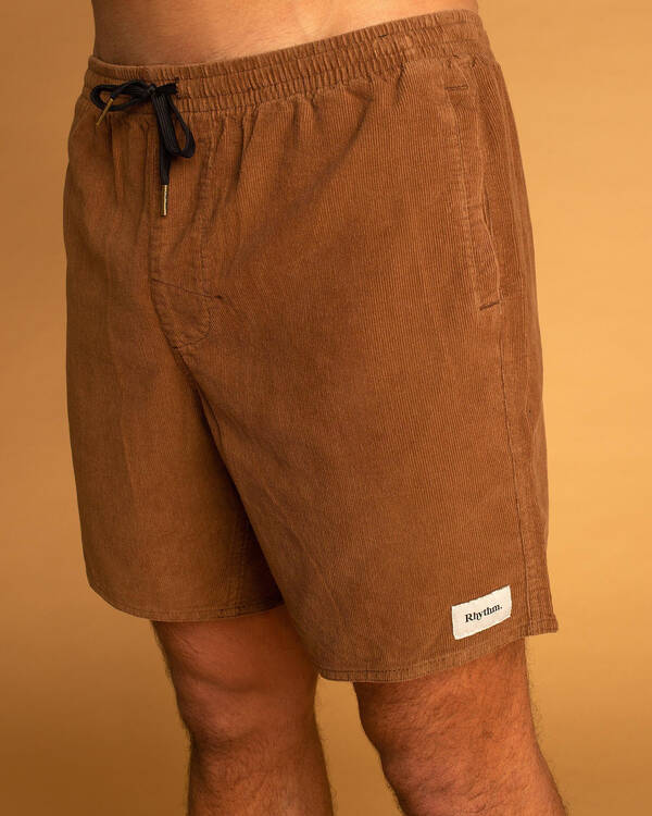 Rhythm Corduroy Jam Shorts for Mens
