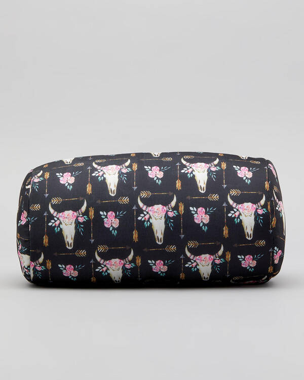 Mooloola Bull Skull Tube Travel Pillow for Womens