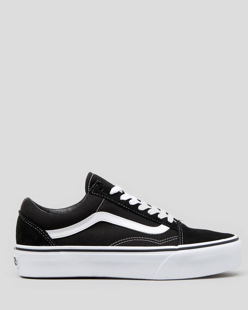 Vans Womens Old Skool Platform Shoes for Womens