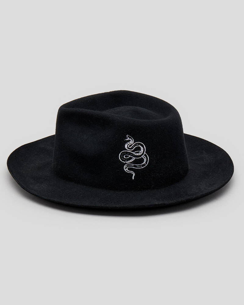 Billy Bones Club The Snake Fedora Hat for Mens