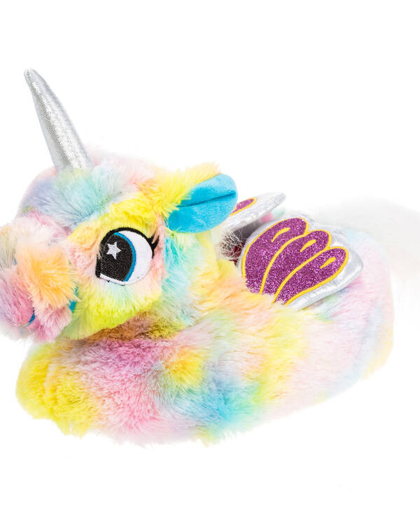 Get It Now Rainbow Unicorn Slipper for Mens
