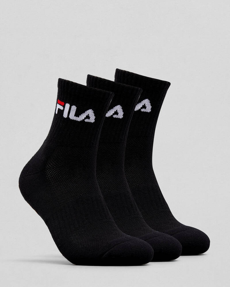 Fila Womens Quarter Crew Sock Pack for Womens