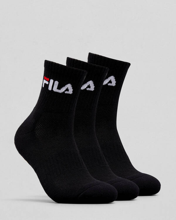 Fila Womens Quarter Crew Sock Pack for Womens