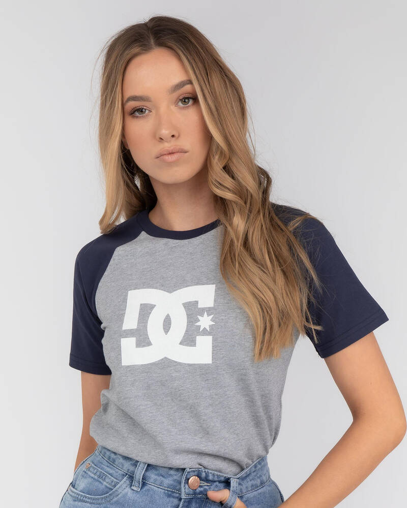 DC Shoes Boys' Star Raglan Short Sleeve T-Shirt for Mens
