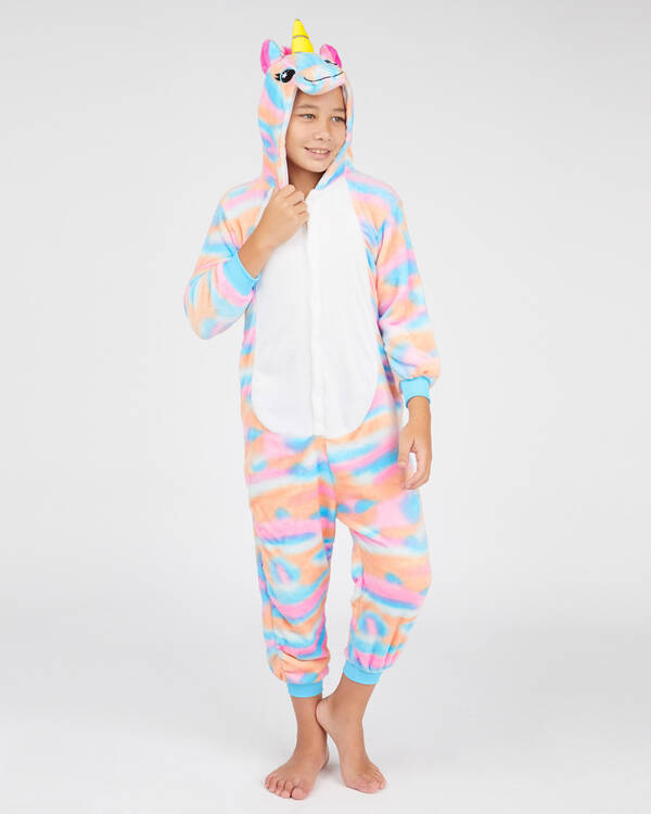Get It Now Kids Unicorn Candy Onesie for Unisex