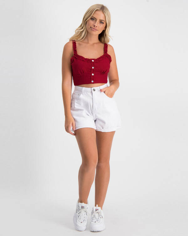 Ava And Ever Ruthy Crop Top for Womens