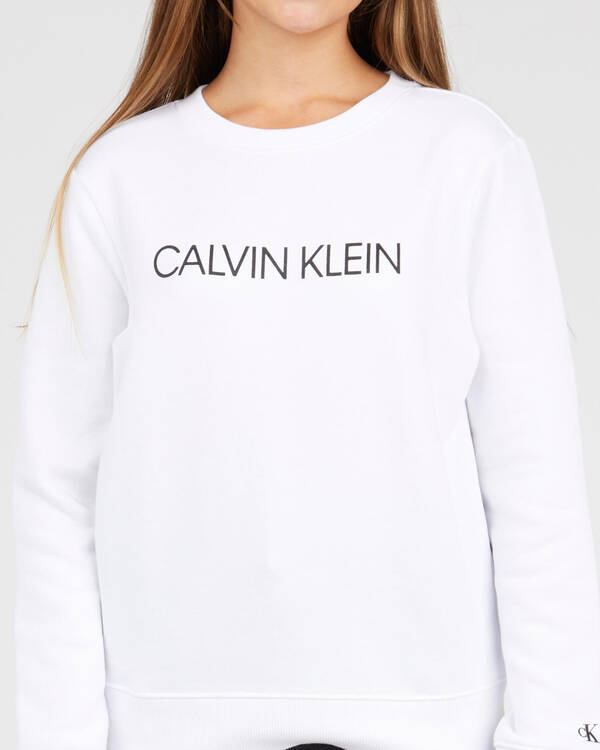 Calvin Klein Girls' Institutional Sweatshirt for Womens