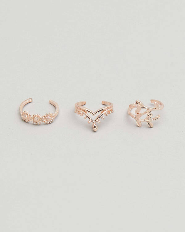 Karyn In LA Spring Toe Ring Pack for Womens