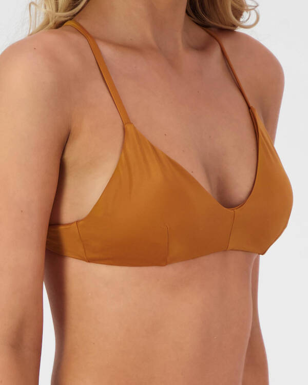 RVCA Solid Bikini Top for Womens