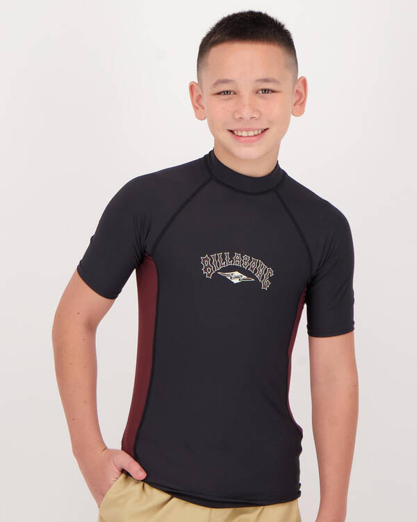 Billabong Diamond Performance Fit Sidepanel Rash Vest for Mens