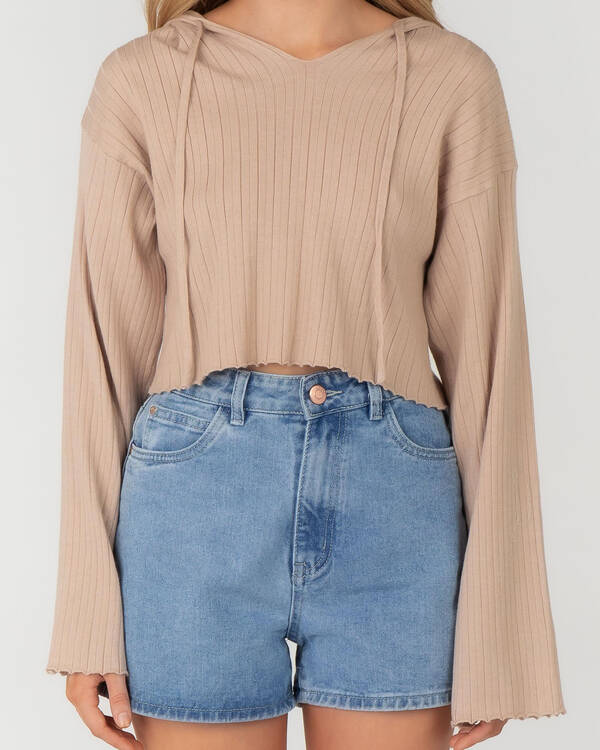 Rose Bullet Felicity Knit Hoodie for Womens