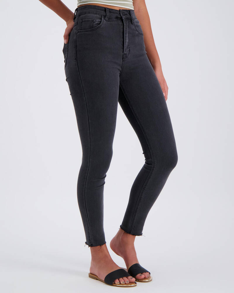 Black Palms The High Skinny Jeans for Womens