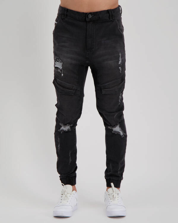 Nena & Pasadena Flight Elastic Ankle Jeans for Mens